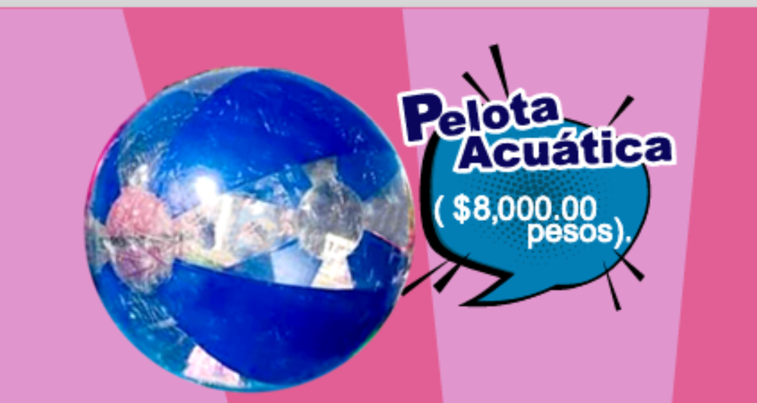 🌊 Pelota Acuática Inflable - Termosellados MexBull
