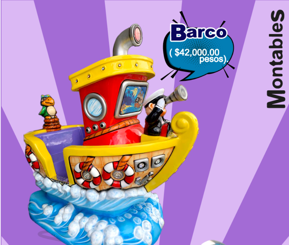 Barco Montable - Montables MexBull